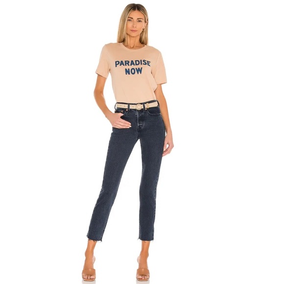 R19 Levi’s wedgie Icon fit high rise button fly jeans size 31 black & blue - Picture 1 of 13